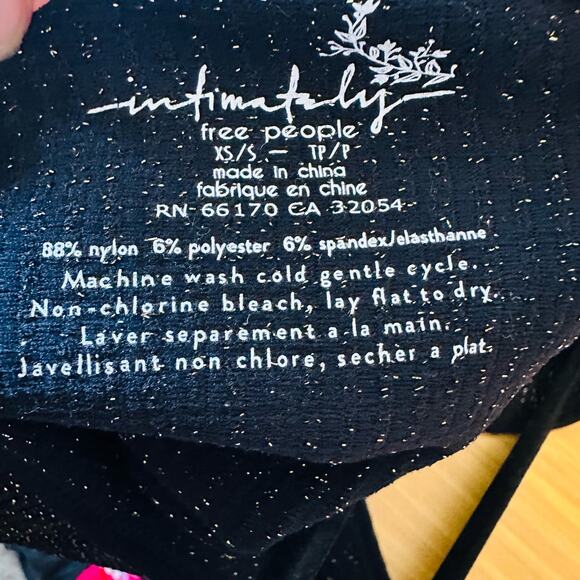 Free People Shimmer Intimately Tank/Bra XS/S - Picture 4 of 4